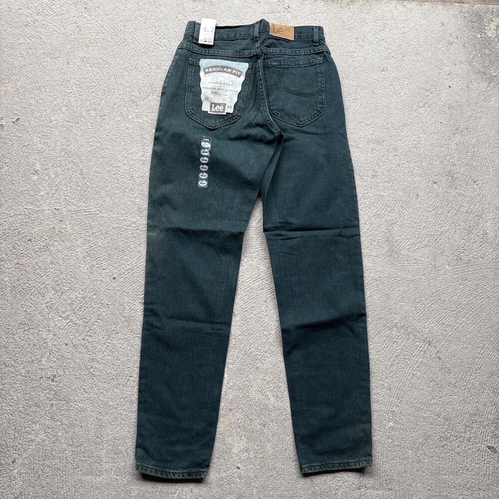 Deadstock Vintage Denim Lee Junior 300 Relaxed Fit Tapered Leg 7 Overdyed Jeans